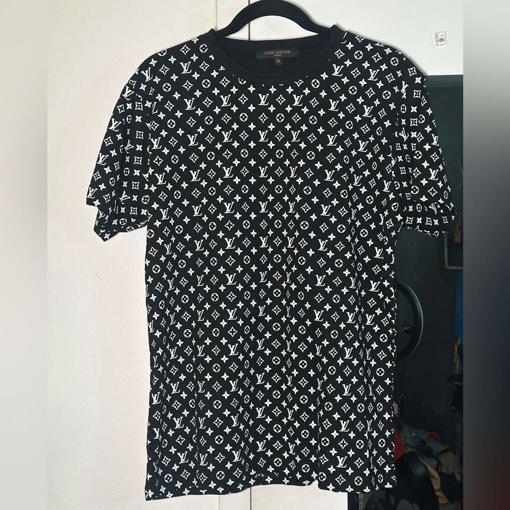 Fashion Monograph TShirt Black And White Shirt Unisex